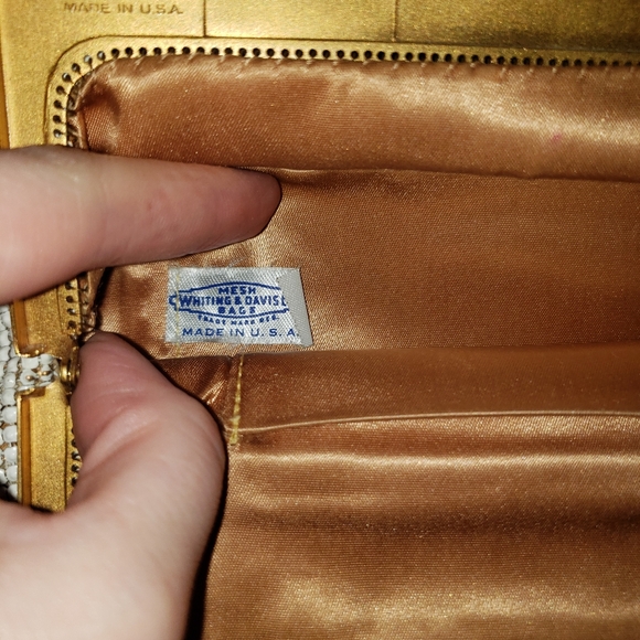 Whiting and Davis Mesh Purse #2842 Rare Antique - Picture 4 of 4
